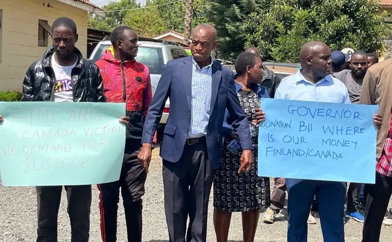 Uasin Gishu parents protest after Mandago’s acquittal in KSh1 Billion Finland education scam